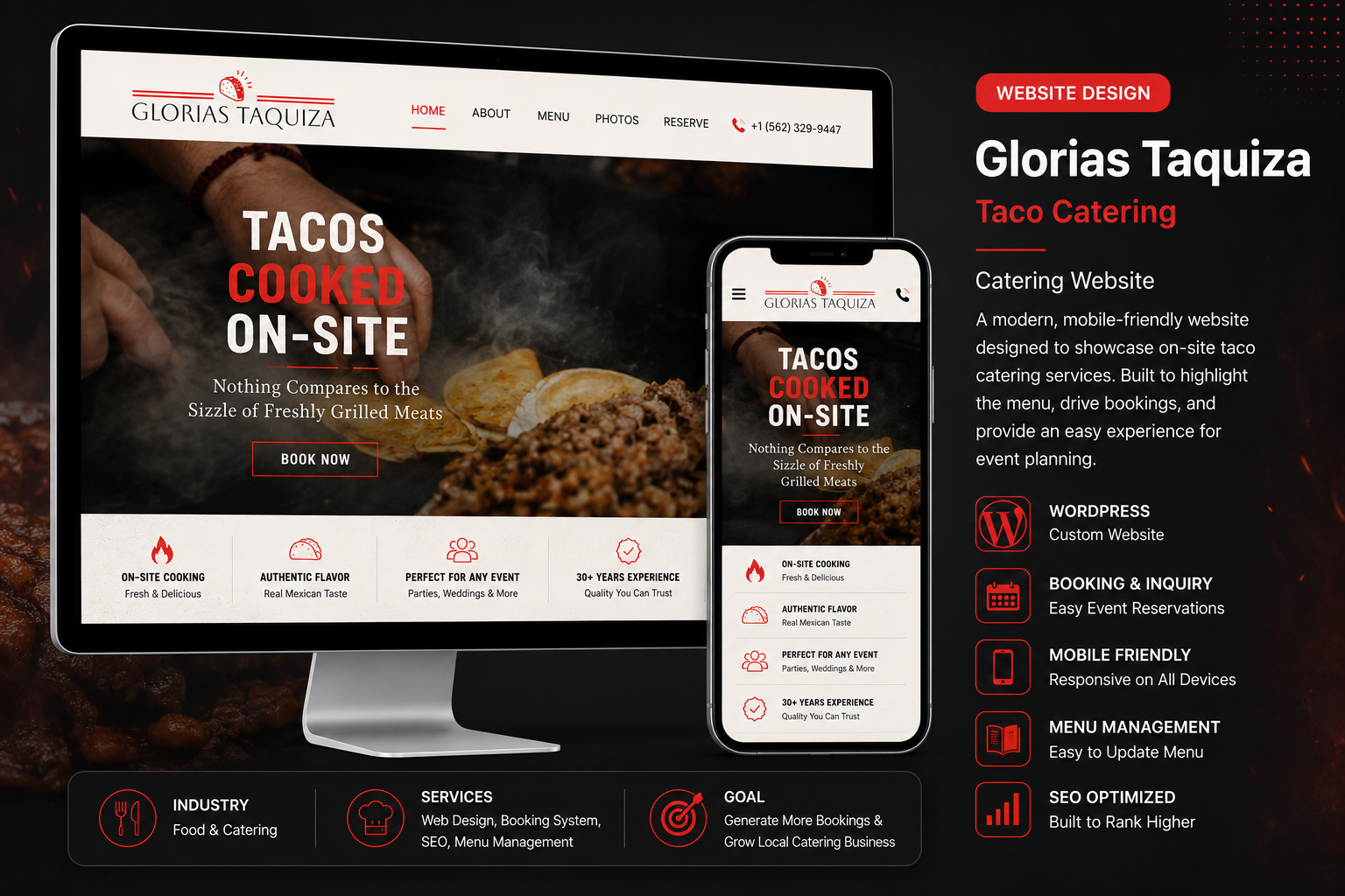 Gloria’s Taquiza project screenshot