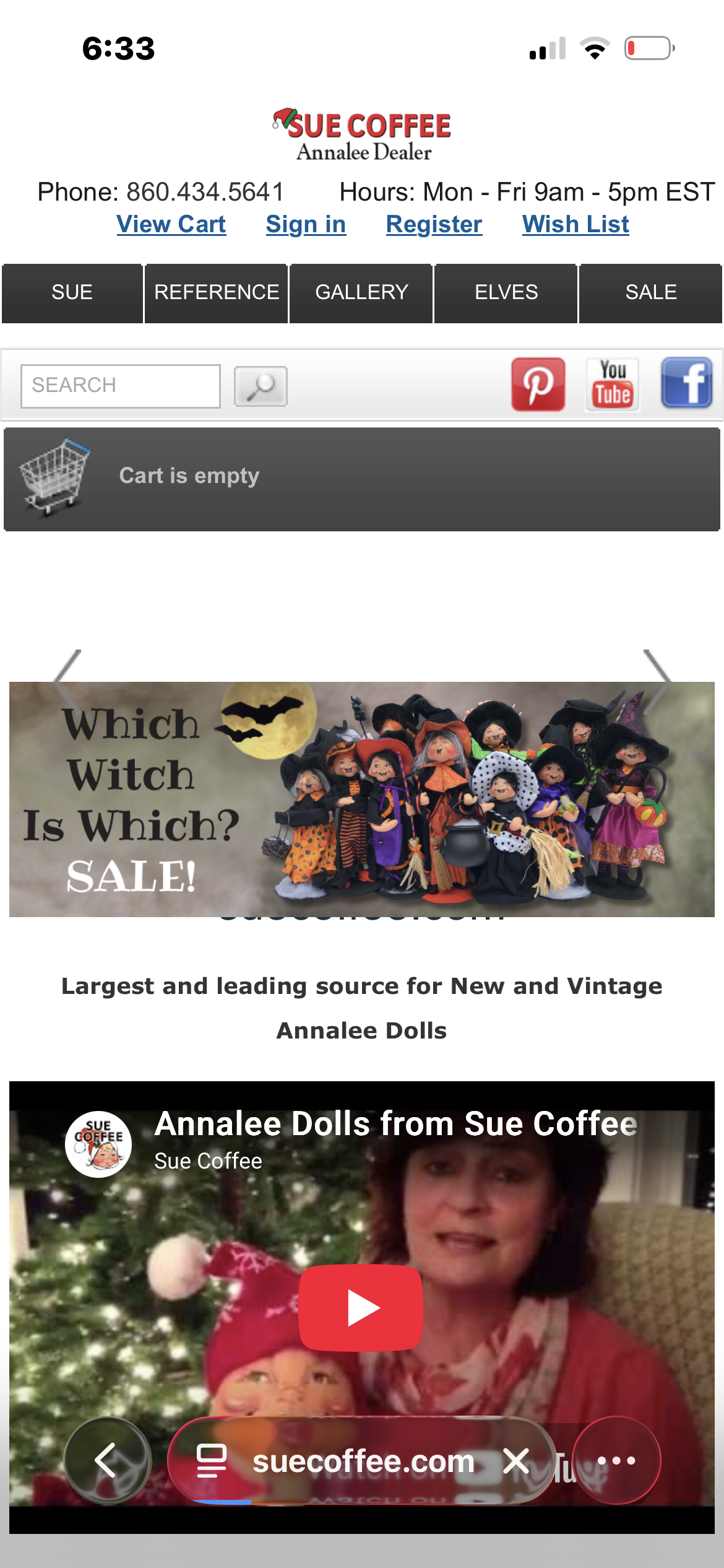 Sue Coffee mobile