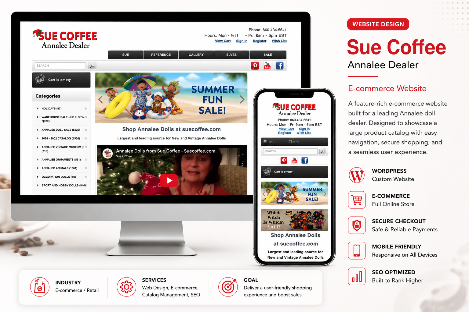 Sue Coffee project screenshot