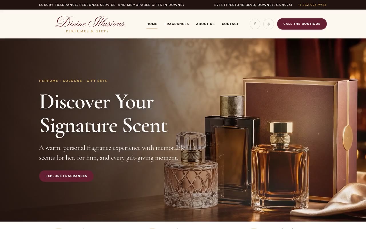 Divine Illusions website