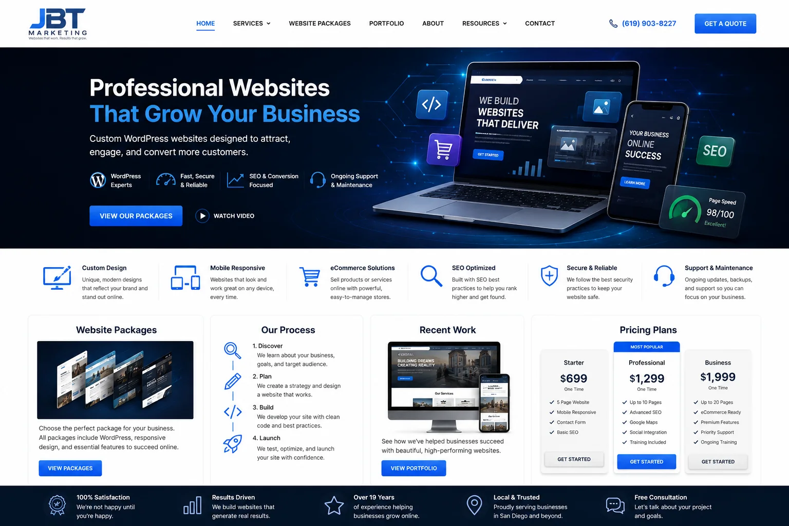Custom WordPress Websites